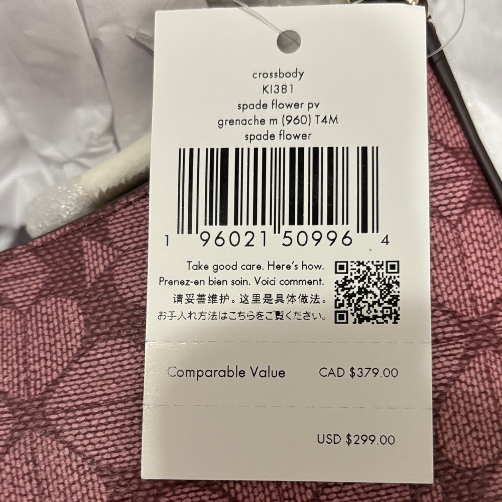 Kate Spade Crossbody Spade Flower Grenache - Picture 6 of 7
